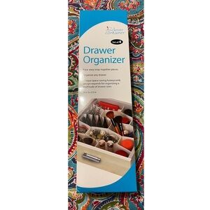 NWT White Drawer Organizer Set